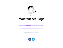 Tablet Screenshot of dj-service.com